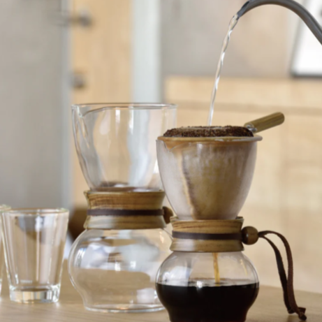 Cafetière filtre style ''chaussette à café''