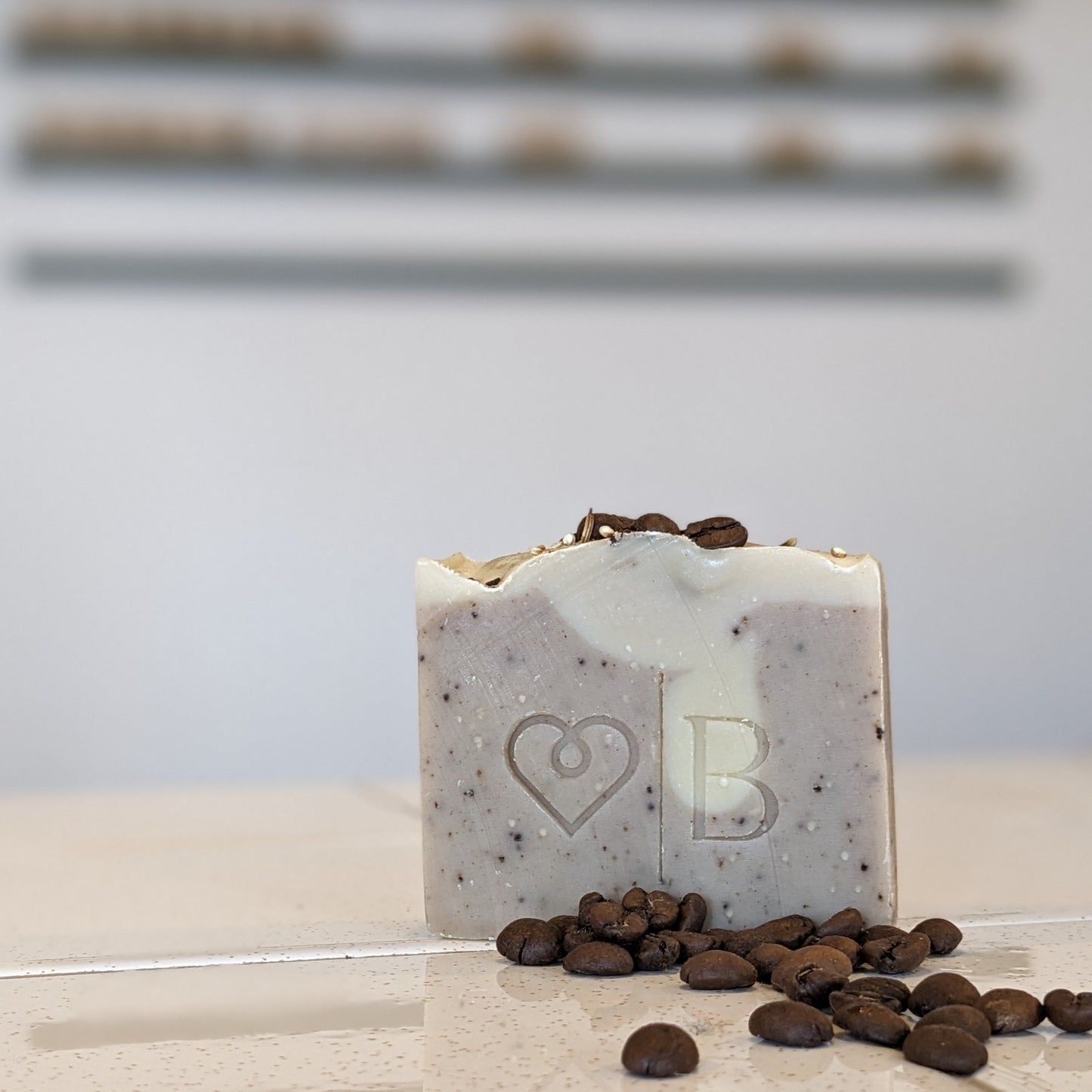 Savon exfoliant au café