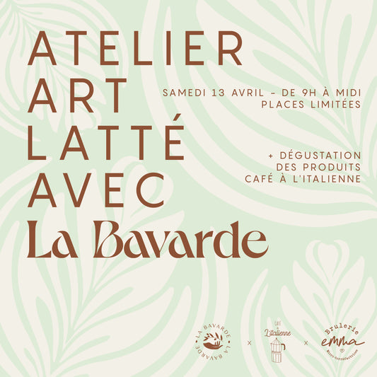 Atelier art latté X La Bavarde