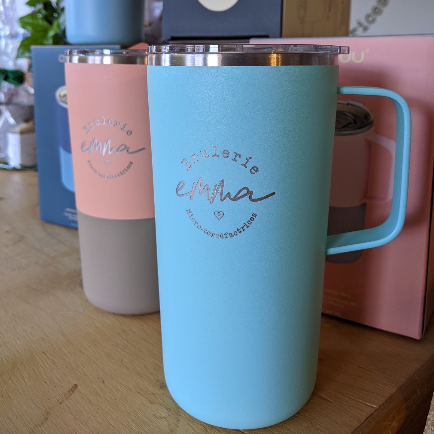 Grande Tasse isotherme Brulerie Emma (avec anse)