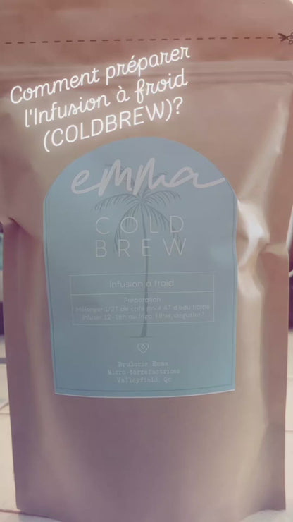 Mélange infusion à froid (coldbrew)