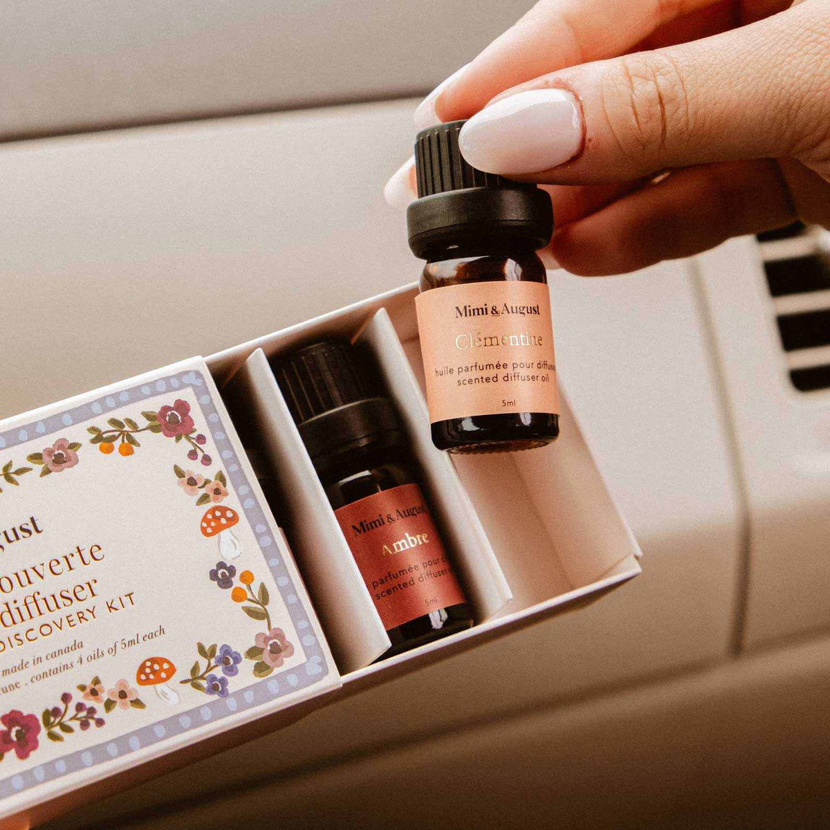 Coffret huiles parfumées Mimi & August